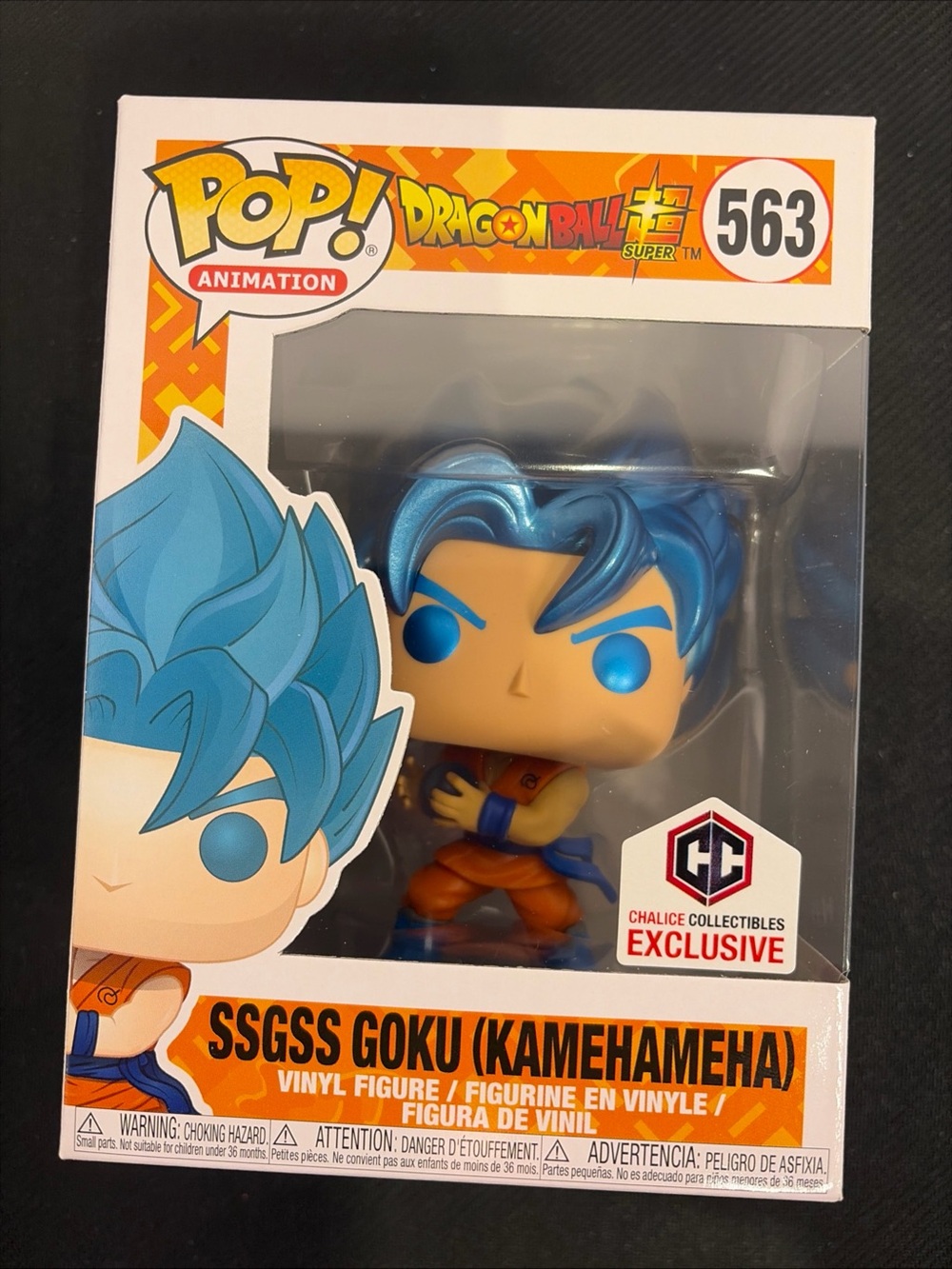 Funko Pop! Dragon Ball Super SSGSS Goku #563 Chalice Collectibles Exclusive
